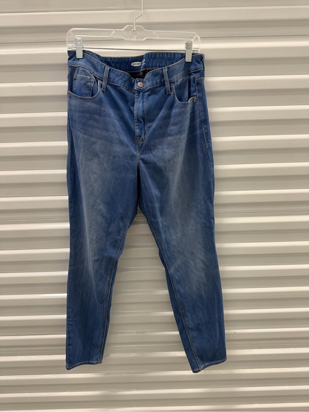 Old Navy Rockstar Super Skinny Blue Denim Jeans Size 14